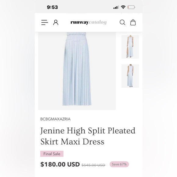 BCBG runway collection. Size 4 worn once and dry cleaned. Gorgeous piece. - Picture 12 of 12